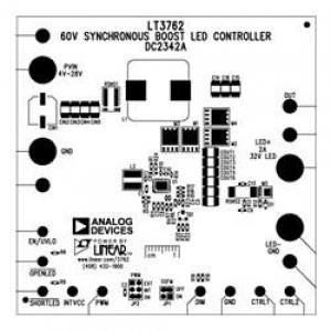 DC2342A, Средства разработки схем светодиодного освещения  LT3762 Eval Board