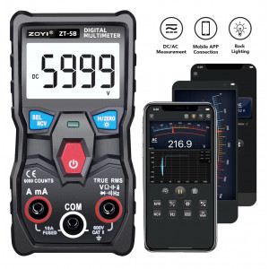ZT-5B, Полностью автоматический цифровой мультиметр с функцией Bluetooth