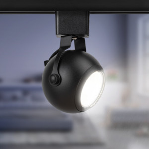Трековый светильник однофазный ЭРА TR35-GU10 BK MR16 черный под лампу(кр.1шт) [Б0053296]