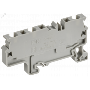ARMAFIX Клемма пружинная CX4-3 4мм2 трехконтактная серая IEK AF-CT40-00-3-K03-004