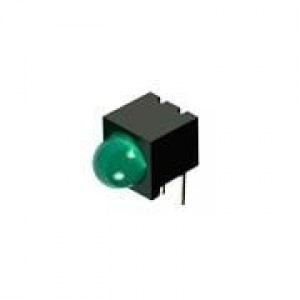 WP73EK/GDA, Светодиодные индикаторы для печатного монтажа 4.8mm RA 568nm LED INDICATOR