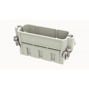 Вилочная контактная вставка DA-016-MC, Вилочная контактная вставка, обжимная фиксация, 16 полюсов + PE, типоразмер 16A, 250V, 16A, (обжимные контакты поставляются отдельно)