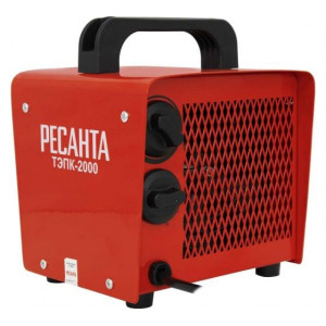 Пушка тепловая электрическая ТЭПК-2000 керамич. нагревательный элемент 67/1/21