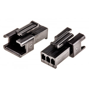 SMR-03V-B, Корпус разъема, розетка 3 контакта 1 ряд