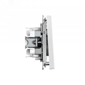 ARTGALLERY 1-клавишный ПЕРЕКЛЮЧАТЕЛЬ IP44, 10АХ,  механизм, быстрозажимные клеммы, БЕЛЫЙ GAL440161S