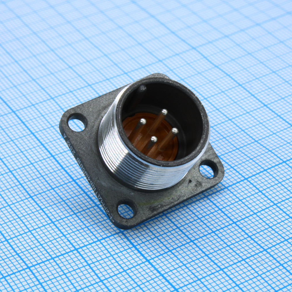 Изображение товара Соединитель цилиндрический низкочастотный негерметичный 2РМДТ18Б4Ш5В1В