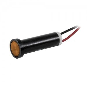 44W-NKA120-CAO, Светодиодные панельные индикаторы Wire Leads Flush Amber 120VAC