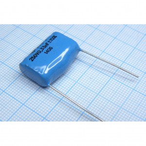 К78-2-250-0.33  10%, Конденсатор полипропиленовый 250В 0.33мкФ  ±10%