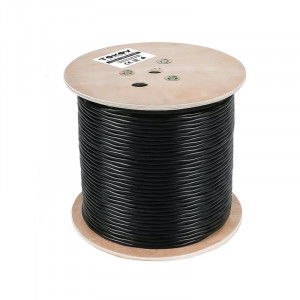 Кабель витая пара F/UTP 4х2х24AWG(0.51мм) + тросс кат.5E PE TOKOV PRO Fluke tested (м) TOKOV ELECTRIC TKP-C05-F42-5E-305-ODC