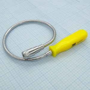 Держатель магнитный BS525901, Захват магнитный, гибкий, 520мм, с подсветкой,держит до 3,5 кг.