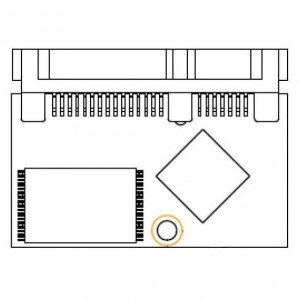APSDM008G42AN-PTM1W, Твердотельные накопители (SSD) 8GB MLC 22P/180D SATA3 Disk Module ET