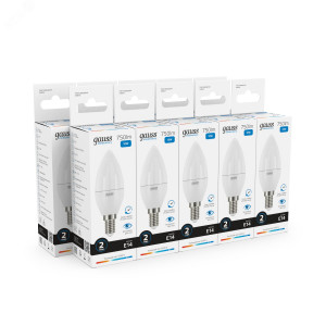 Лампа Elementary Свеча 10W 750lm 6500K Е14 LED 1/10/100 33130