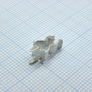 ZH266, Держатель предохранителя  5*20mm, клипса, монтаж на плату