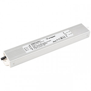 Блок питания ARPV-24060-SLIM-B (24V, 2.5A, 60W) 022193, Источник напряжения с гальванической развязкой для светодиодных изделий. Входное напряжение 200-240 VAC. Выходные параметры: 24 В, 2,5 А, 60 Вт. Встроенный PFC >0,5. Герметичный алюминиевый корпус IP 67. Рабочая температура -25…+50C?. Габаритные размеры д