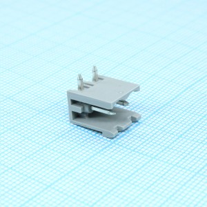 BCH-508H- 2 GY, Корпусная часть для печатных плат, номинальный ток: 12 A, расчетное напряжение (III/2): 320 В, номинальное сечение: 1,5 мм?, полюсов: 2, размер шага: 5,08 мм, цвет: сигнальный серый