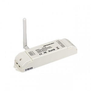 RGB-усилитель LT-3053-5A (5-24V, 75-360W, 2.4ГГц) 022197, RGB-усилитель (2.4ГГц, дальность действия 200-300 м), служит для приема сигнала от RF-усилителя 016734 и передачи его к светодиодной RGB-ленте. Питание 5-24 В. Мощность 75-360 Вт (5А/канал, 3 канала). Габариты 175x44x30 мм.