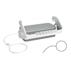 Защитная крышка D10A-MCV-1L/1S, Защитная крышка, типоразмер 10A, без уплотнителя, с одной металлической защелкой, с удерживающей стропой от утери, материал корпуса: алюминиевый сплав