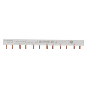 City9 Set Шина гребенчатая 2P (L1L2) шаг 18мм 12 модулей 63А C9XPH212