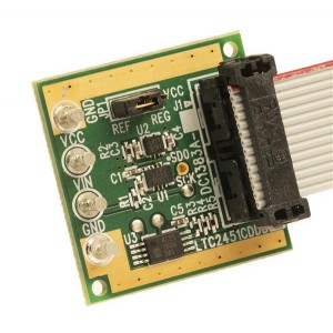 DC1383A-A, Средства разработки интегральных схем (ИС) преобразования данных LTC2451: 16-bit Single-Ended I2C Ultra-Tiny ADC (req. DC590)