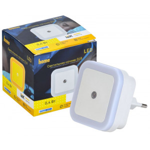 Светильник-ночник 018 квадрат датчик освещения 220В LDNN8-018-SQ-P-00-S-K01