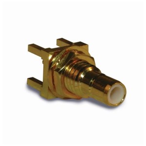 142210, РЧ соединители / Коаксиальные соединители SMB PCB VERT BLKHEAD JACK GOLD