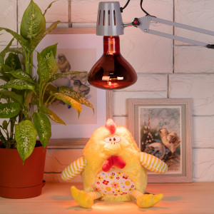 Инфракрасная лампа ИКЗК 220-250 R127 для обогрева животных 250 Вт Е27 Б0042980