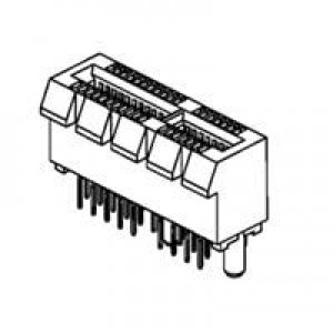 87715-9206, Разъемы PCI Express/PCI VERT THRU-HOLE 98P 30 plated