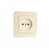 Розетка 1-м СП Lillium 16А IP20 без заземл. крем./крем. 70222