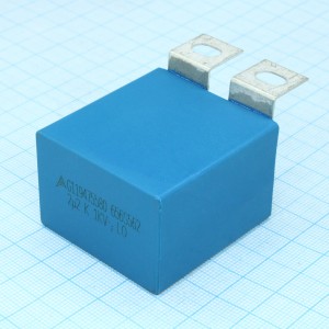 B32656S0225K562, Конденсатор металлоплёночный полипропиленовый 2.2мкФ 1000В ±10% (42 X 30 X 45мм) под винт пластиковый корпус 0.0035Ом 100°С автомобильного применения россырь