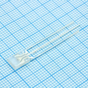 FYL-25A9EGW1B-CC, Светодиод 2х5мм/красный/625нм/45мкд - зеленый/572нм/35мкд/белый матовый/100°