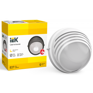 Светильник НПП1107 белый/круг ресничка 100Вт IP54 LNPP0-1107-1-100-K01