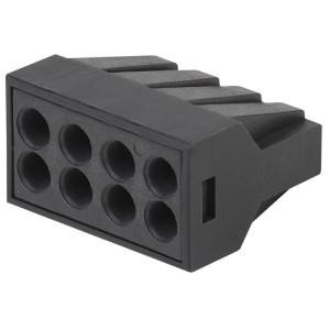 NO-224-55 Клемма СМК с пастой, серия 308, 8 отверстий, 0,5-2,5 мм2 (упак. 50 шт.) Б0043973
