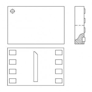 IS25LP016D-JULE-TR, Флеш-память NOR 16Mb QSPI, 8-pin USON 2x3mm, RoHS, T&R