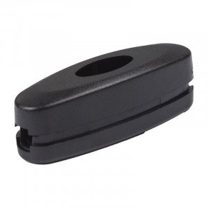 Выключатель для БРА, черный, на провод, Клавишный выключатель на провод 2А 250в ON-OFF