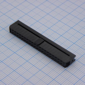 DS1017-40MA2B, IDC разъем, розетка на плоский шлейф 40pin(2x20), шаг 2.00мм