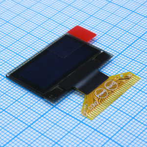 WEO012864DWPP3N00007, OLED 0.96"графический, 128х64, COG, белый,  контроллер SSD1306BZ, VDD 3В, -40 ... -80 С