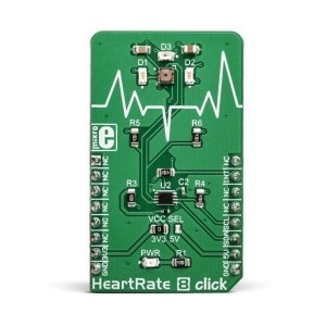 MIKROE-3218, Инструменты разработки многофункционального датчика Heart Rate 8 click