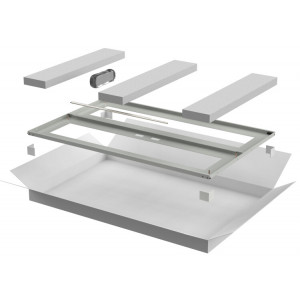 LINEA N Дверь перфор. двустворч. 800мм шкафа 28U сер. LN35-28U8X-D2P