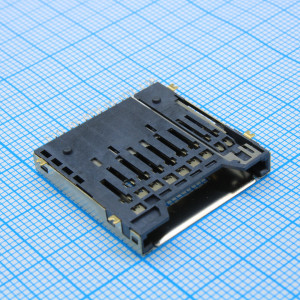 DS1139-02-26SS4BSR, Держатель SD карты, SMT