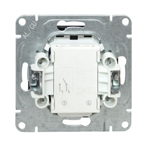 Механизм выключателя, одноклавишный, с подсветкой, мокко Эпика EKF UP1-SWM-14