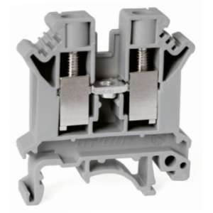 Проходная клемма UKJ-10, Проходная клемма, тип фиксации провода: винтовой, номинальное сечение: 10 мм кв., 57A, 1000V, ширина: 10,2 мм, цвет: серый, тип монтажа: DIN35