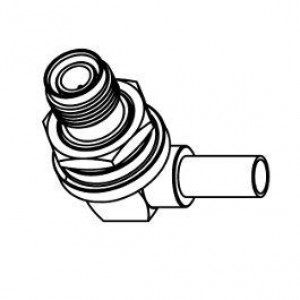 122500RP, РЧ соединители / Коаксиальные соединители R/A Bulkhead Jack RG-58 Reverse Plrzd