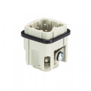 Вилочная контактная вставка MIN STS 3 2,5 40, Вилочная контактная вставка, винтовая фиксация, 3 полюса + PE, типоразмер 3A, 400V, 10A, сечение обслуживаемых проводников 0,5-2,5 мм кв, тип покрытия контактов: олово