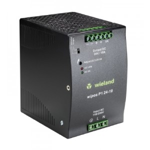 Блок питания WIPOS P1 24-10, Источник питания, однофазный, 24 V / 10 A, 285 W; диапазон входных напряжений: 115/230 V AC, 210 – 375 V DC; габариты (мм): ширина x высота x глубина: 83.5 x 124.5 x 123.6; вес 1,3 кг; монтаж: на DIN рейку, температура окружающей среды –40°C…+70°C