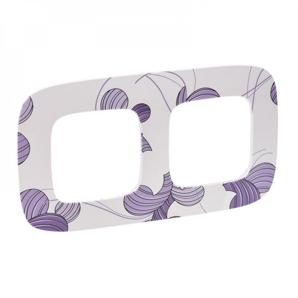 Изображение товара Рамка 2 поста Valena ALLURE 754362 белая для скрытого монтажа