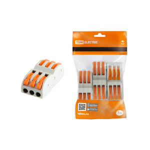 Соединительная проходная клемма СК-413-2 (2,5мм2) (3 шт/упак) SQ0527-0052