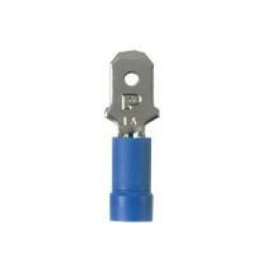 DV14-250MB-C, Клеммы Male Disconnct vinyl barrel insulated
