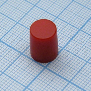 Колпачок A19 красный, Для PSW-3 (D=9.5, H=12)