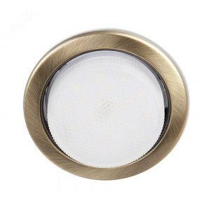 Светильник встраиваемый под лампу GX53 PGX53 10639.28 бронза матовая 1016881