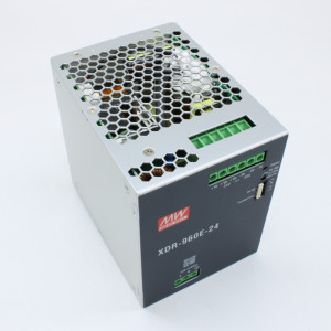 XDR-960E-24, Преобразователь AC-DC на DIN-рейку 960Вт, выход 24В/40A, рег. вых 24…29В, вход 85…264В AC, 47…63Гц /120…370В DC, DC OK, изоляция 4000В AC, 96х125,2х132мм, -40…+70°С, возможность параллельного подключения